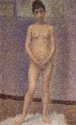 Georges Seurat Standing Female Nude oil painting on canvas
